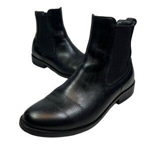 Thursday Boots Black Leather Chelsea Everyday Boots Womens 8.5 Slip On Fall